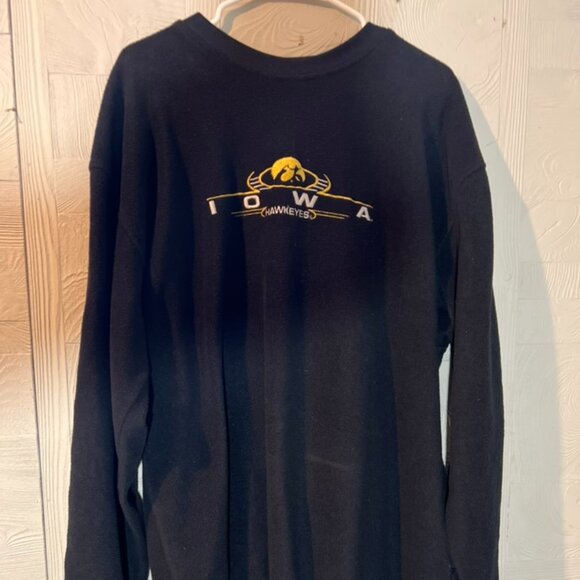 Vintage Men's Iowa Hawkeyes Fleece Crewneck - Picture 5 of 5